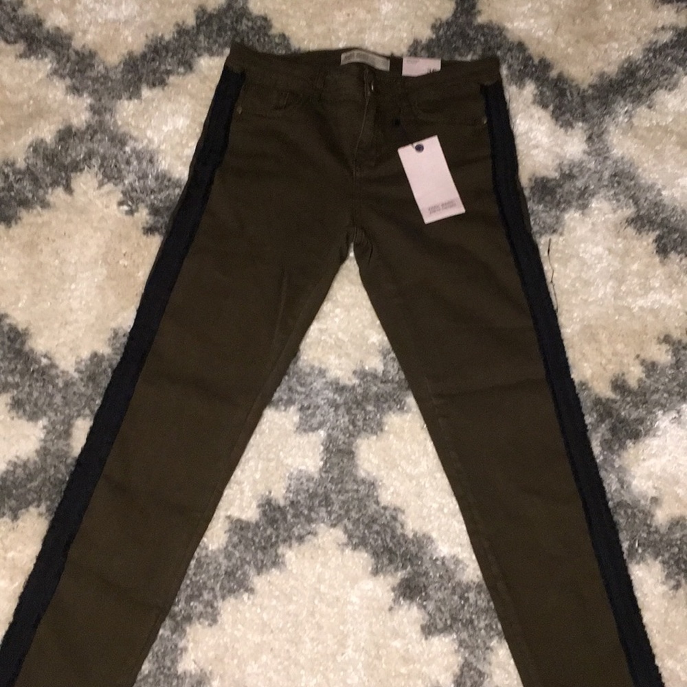 women’s zara basic Denim Mid Rise Skinny